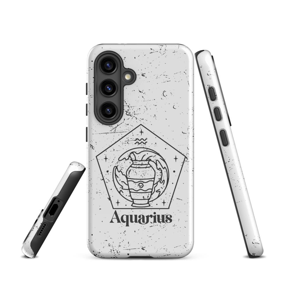 Aquarius Zodiac S24 Tough Case - Glossy Finish - https://ascensionemporium.net